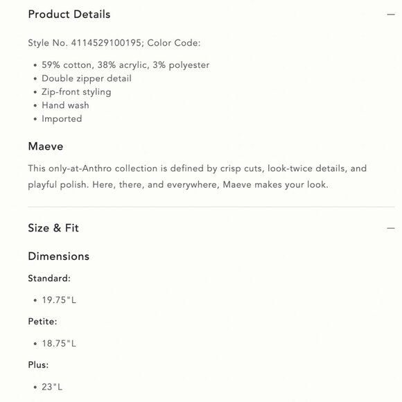 Anthropologie Maeve Zip-front Cardigan Sweater - 3x - Picture 3 of 6